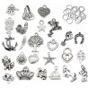 Zawieszki CHARMS mix METAL + ogniwa ZESTAW 50 elem