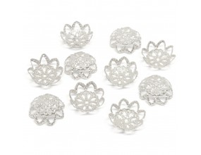 Nakładka, przekładka 10x4mm kolor srebrny 10sztuk