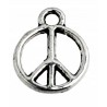Zawieszka metal CHARMS 13x10x1mm PACYFKA 10sztuk