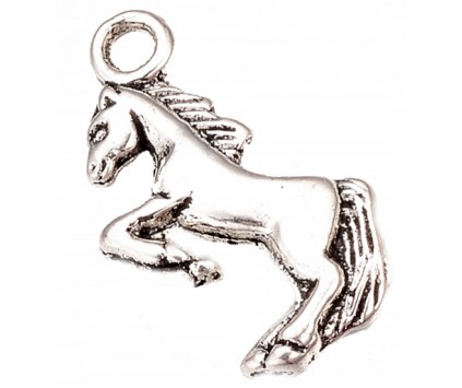 Zawieszka metal CHARMS 20x13x2mm KOŃ KONIK 4sztuki