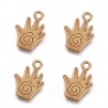 Zawieszka wisiorek CHARMS ręka DŁOŃ 18X12mm 4szt