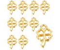 ZAWIESZKI CHARMS KONICZYNKI ZAWIESZKA KONICZYNA WISIOREK ZŁOTA 10mm 12szt