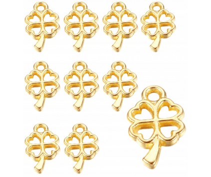 ZAWIESZKI CHARMS KONICZYNKI ZAWIESZKA KONICZYNA WISIOREK ZŁOTA 10mm 12szt