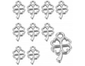 ZAWIESZKI CHARMS KONICZYNKI ZAWIESZKA KONICZYNA WISIOREK SREBRNA 10mm 12szt