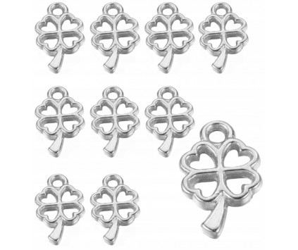 ZAWIESZKI CHARMS KONICZYNKI ZAWIESZKA KONICZYNA WISIOREK SREBRNA 10mm 12szt