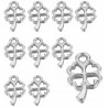 ZAWIESZKI CHARMS KONICZYNKI ZAWIESZKA KONICZYNA WISIOREK SREBRNA 10mm 12szt