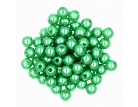 Koraliki PERŁA PEREŁKI akrylowe 6mm 50szt zielony