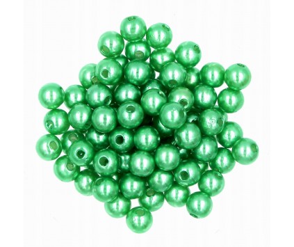 Koraliki PERŁA PEREŁKI akrylowe 6mm 50szt zielony