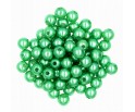 Koraliki PERŁA PEREŁKI akrylowe 6mm 50szt zielony