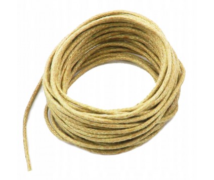 Sznurek Jubilerski Bawełniany Woskowany 2mm 3m beż