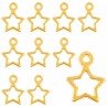 ZAWIESZKI CHARMS GWIAZDKI ZAWIESZKA GWIAZDA GWIAZDKA WISIOREK ZŁOTA 12szt