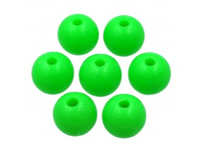 Koraliki Kule Kulki Akrylowe 10mm 10 szt Zielone