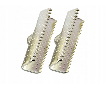 Końcówka rzemienia sznurka wstążki 25x8x6mm 4szt