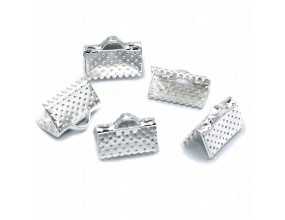 Końcówka rzemienia sznurka wstążki 10x7x5mm 10szt