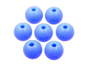 Koraliki Kule Kulki Akrylowe 10mm 10 szt Błękitne
