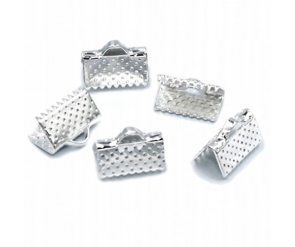 Końcówka rzemienia sznurka wstążki 10x7x5mm 10szt