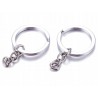 Baza breloka gruba solidna łańcuszek 28mm 2szt
