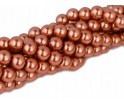 PERŁY SZKLANE PERŁA SZNUR 8mm koraliki 55szt