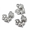Zawieszka metalowa LISEK 15x12mm CHARMS 4szt