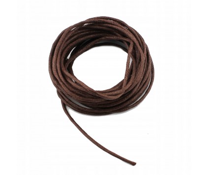Sznurek Jubilerski Bawełniany Woskowany 1,5mm 4m