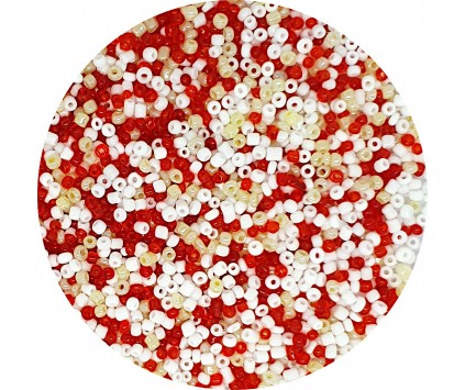 Koraliki Drobne Seeds Szklane 2mm Mix 30g Sutasz