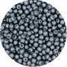 PERŁA PERŁY PEREŁKI SZKLANE 4mm siwy ciemny 50szt