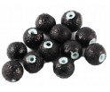 KORALIKI PERŁY SZKLANE GNIECIONE 8mm SZNUR 52szt