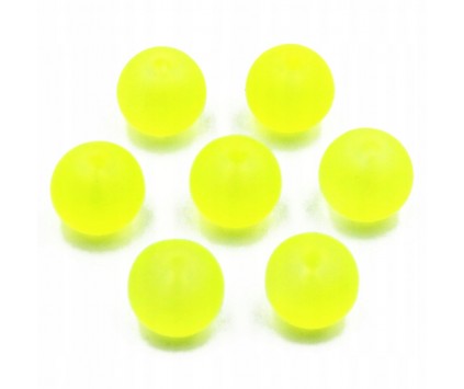 KORALIKI MROŻONE SZKLANE 8mm neon 14szt
