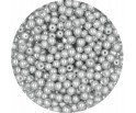 PERŁA PERŁY PEREŁKI SZKLANE 4mm siwy 50sztuk