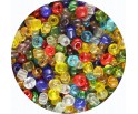 KORALIKI DROBNE SEEDS 4mm SZKLANE 20 gram MIX
