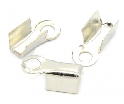 Końcówka zakończenie sznurka 9x3.5x4mm 50szt jasny