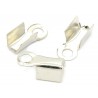 Końcówka zakończenie sznurka 9x3.5x4mm 50szt jasny