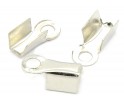 Końcówka zakończenie sznurka 9x3.5x4mm 50szt jasny