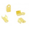 Końcówka zakończenie sznurka 6x3mm 50szt k. złoty