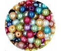 PERŁA PERŁY PEREŁKI SZKLANE 6mm MIX 30 sztuk
