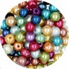 PERŁA PERŁY PEREŁKI SZKLANE 6mm MIX 30 sztuk