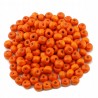 KORALIKI DREWNIANE DREWNO POMARAŃCZ 6mm 150szt