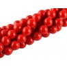 KORALIKI SZKLANE POWLEKANE sznur 8mm 50 sztuk kula
