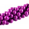 KORALIKI SZKLANE POWLEKANE sznur 8mm 50 sztuk kula