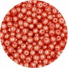 PERŁA PERŁY PEREŁKI SZKLANE 4mm pomarańcz 50szt
