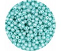 PERŁA PERŁY PEREŁKI SZKLANE 4mm błękitny 50szt