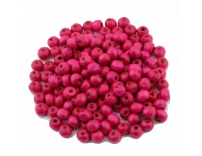 KORALIKI DREWNIANE DREWNO RÓŻOWY 6mm 150szt