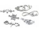 Łączniki do Bransoletek Zawieszki Ozdoby Metal Mix Wzorów Zestaw Ster 6szt