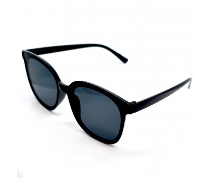 Okulary Przeciwsłoneczne Kocie Oko Pilotki Czarne