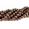 PERŁY SZKLANE PERŁA SZNUR 8mm koraliki 55 szt.