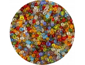 KORALIKI DROBNE SZKLANE SEEDS 2mm 30 gram MIX