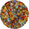 KORALIKI DROBNE SZKLANE SEEDS 2mm 30 gram MIX