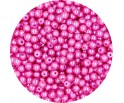 PERŁA PERŁY PEREŁKI SZKLANE 4mm róż 50szt