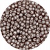 PERŁA PERŁY PEREŁKI SZKLANE 4mm brąz jasny 50sztuk