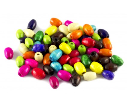 Koraliki ozdobne 8mm granatowe 10szt akrylowe